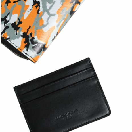 Dolce & Gabbana Camouflage Leather Crossbody Bag with Adjustable Strap