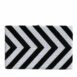 Dolce & Gabbana Black/White Sequin Chevron Clutch Women's Chevron Sequin Evening Clutch Kiss-lock Sequin Clutch Bag ONE SIZE blackwhite