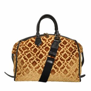 Dolce & Gabbana Sicily Velvet Shoulder Bag ONE SIZE Beige