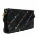 Dolce & Gabbana Leather Crystal Embellished Logo Shoulder Bag