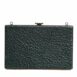 Dolce & Gabbana Rectangular Clutch Green Leather Women Black Clutch Bags ONE SIZE Black