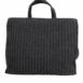 Dolce & Gabbana Knitted Tote Bag with Leather Handles Women Black Shoulder Bags