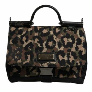 Dolce & Gabbana Camouflage Shoulder Bag Women Brown ONE SIZE Brown