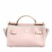 Dolce & Gabbana Sicily Crochet Trim Satchel Women Pink Crossbody Bags ONE SIZE Pink
