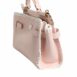 Dolce & Gabbana Sicily Crochet Trim Satchel Women Pink Crossbody Bags