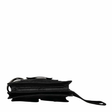 Dolce & Gabbana Fabric Logo Two Way Clutch Crossbody Bag