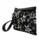 Dolce & Gabbana Star Print Nylon Clutch Women Black And White Clutch Bags