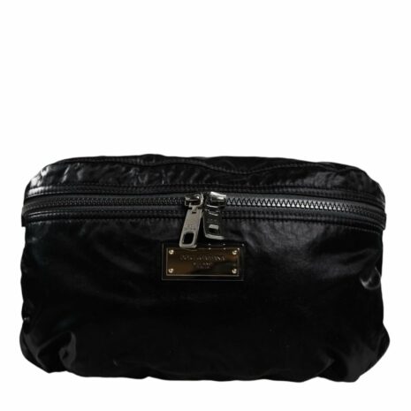 Dolce & Gabbana Black Nylon Belt Bag ONE SIZE Black