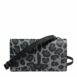 Dolce & Gabbana Sicily Leopard Print Crossbody Bag ONE SIZE Black and Gray