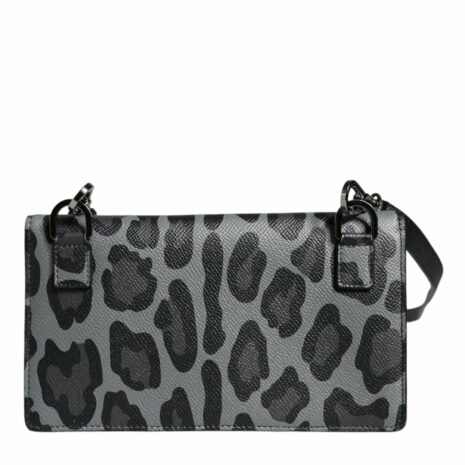 Dolce & Gabbana Sicily Leopard Print Crossbody Bag