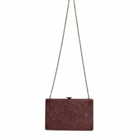 Dolce & Gabbana Metallic Clutch Bag Chain Strap