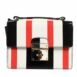 Dolce & Gabbana Striped Patent Leather Crossbody Women Multicolor Crossbody Bags ONE SIZE Multicolor
