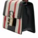 Dolce & Gabbana Striped Patent Leather Crossbody Women Multicolor Crossbody Bags