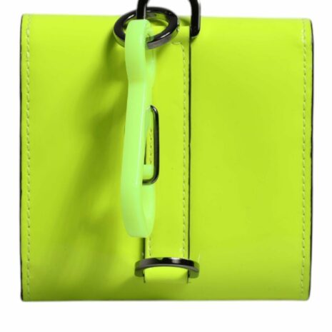 Dolce & Gabbana Bifold Leather Cardholder Wallet with Neck Strap