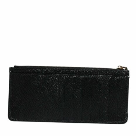 Dolce & Gabbana Leather Cardholder Wallet with Internal Pocket and Card Slot