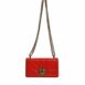 Dolce & Gabbana Sicily Crossbody Quilted Leather Women Red Crossbody Bags