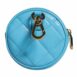 Dolce & Gabbana Quilted Round Coin Purse with Embellished Logo Women Light Blue Wallets & Pouches