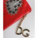 Dolce & Gabbana Revoluton Embellished Clutch Women Red Clutch Bags