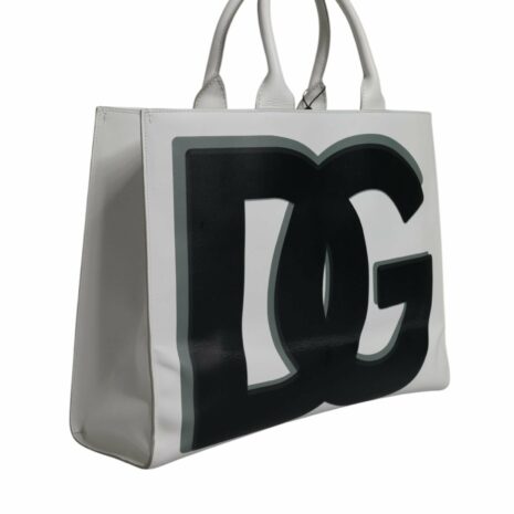 Dolce & Gabbana DG Logo Tote Bag Women White