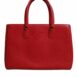 Dolce & Gabbana Pebbled Leather Tote Bag Women Red