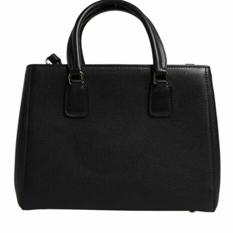 Dolce & Gabbana Pebbled Leather Tote Bag Women Black