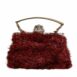 Dolce & Gabbana Red Tinsel Evening Handbag Women
