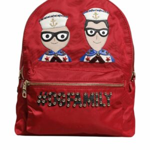 Dolce & Gabbana DG Family Sailor Backpack Women Red ONE SIZE Red