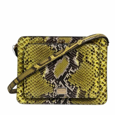 Dolce & Gabbana Snakeskin Crossbody Bag Women Green ONE SIZE Green