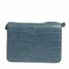 Dolce & Gabbana Croc Embossed Leather Crossbody Women Green Crossbody Bags