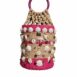 Dolce & Gabbana Shell Raffia Bucket Bag Women Multicolor Handbags ONE SIZE Multicolor
