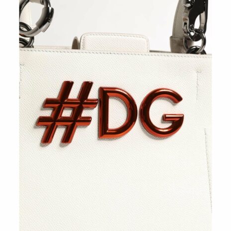 Dolce & Gabbana DG Logo Tote Bag Women White