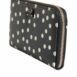Dolce & Gabbana Polka Dot Zip Around Wallet Women Black And White Wallets & Pouches