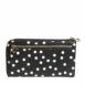 Dolce & Gabbana Polka Dot Zip Around Wallet Women Black And White Wallets & Pouches