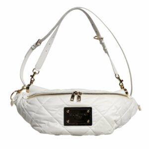Dolce & Gabbana Quilted Belt Bag Women White ONE SIZE White