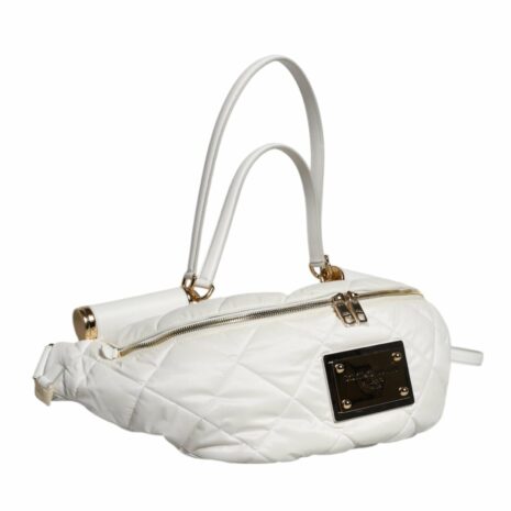 Dolce & Gabbana Quilted Belt Bag Women White
