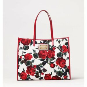 Dolce & Gabbana Floral Tote Bag Women Pink ONE SIZE Pink