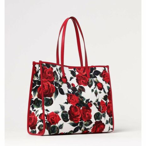 Dolce & Gabbana Floral Tote Bag Women Pink