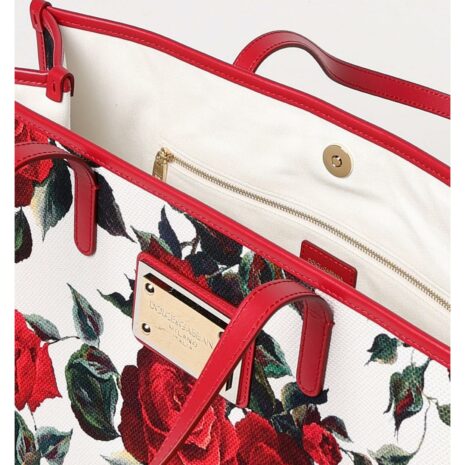 Dolce & Gabbana Floral Tote Bag Women Pink