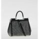 Dolce & Gabbana Sicily CrystalEmbellished Top Handle Bag Women Black Handbags
