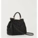 Dolce & Gabbana Sicily Embroidered Small Tote Women Black Clutch Bags