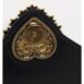 Dolce & Gabbana Sicily Small Heart Embellished Women Black Clutch Bags