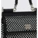 Dolce & Gabbana Sicily CrystalEmbellished Top Handle Bag Women Black Clutch Bags