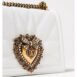 Dolce & Gabbana Sicily HeartShaped Quilted Bag Women White Clutch Bags
