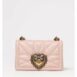 Dolce & Gabbana Sicily Quilted Shoulder Bag Women Blush Pink Clutch Bags ONE SIZE Blush Pink