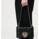 Dolce & Gabbana Sicily Quilted Chain Bag Women Black Clutch Bags