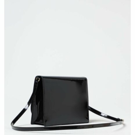 Dolce & Gabbana Patent Leather Clutch Bag Women Black