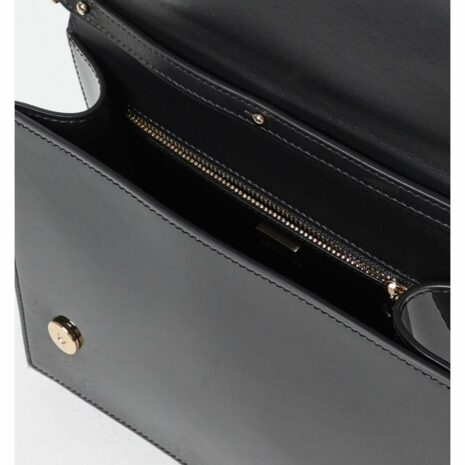 Dolce & Gabbana Patent Leather Clutch Bag Women Black
