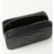 Dolce & Gabbana Quilted Leather Clutch Embossed Logo Women Black Clutch Bags