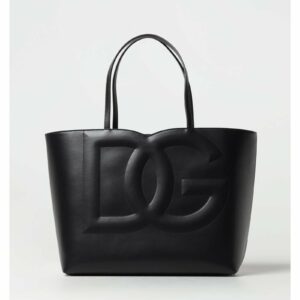 Dolce & Gabbana DG Embossed Tote Bag Women Black ONE SIZE Black