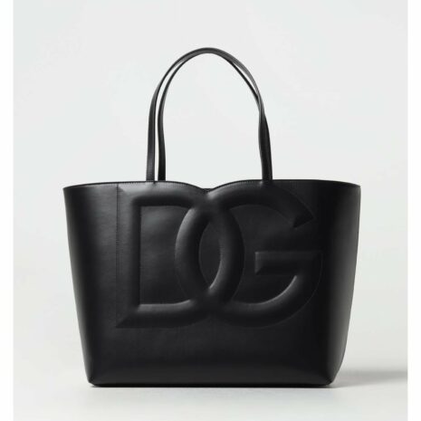 Dolce & Gabbana DG Embossed Tote Bag Women Black ONE SIZE Black